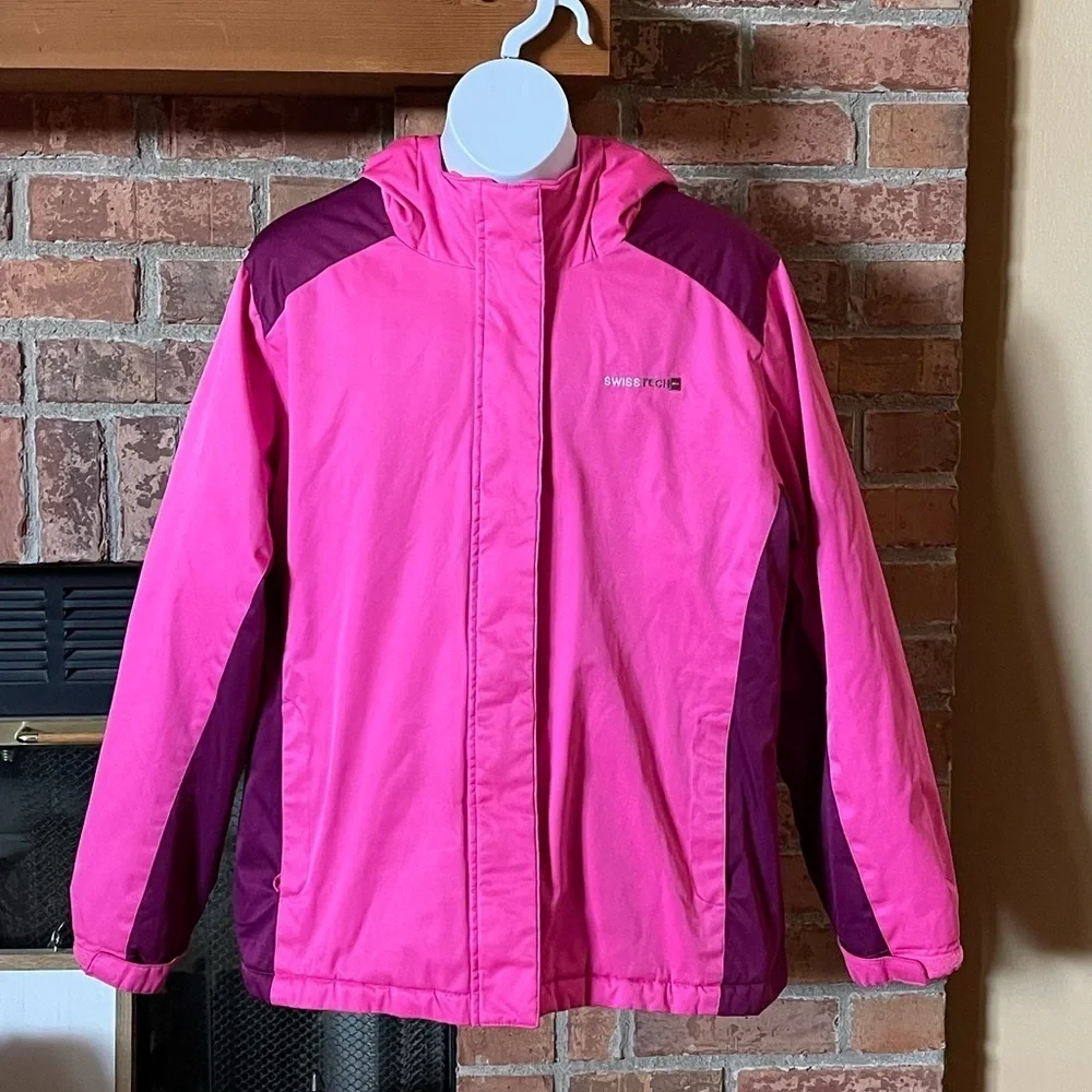 Swiss Tech Pink Winter Coat
